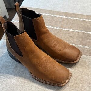 Men's Ariat Booker Ultra Brown Leather Boots